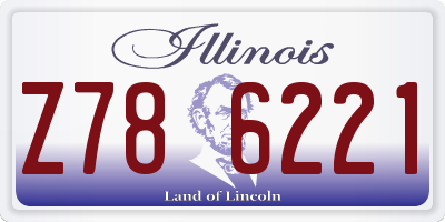 IL license plate Z786221