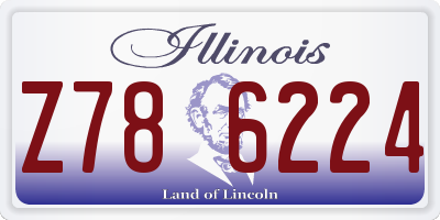 IL license plate Z786224