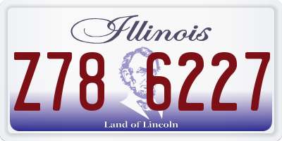 IL license plate Z786227