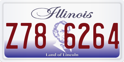 IL license plate Z786264