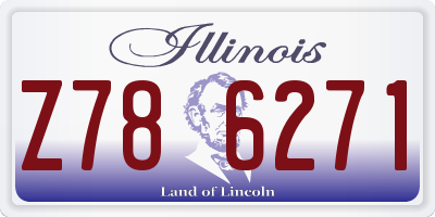 IL license plate Z786271
