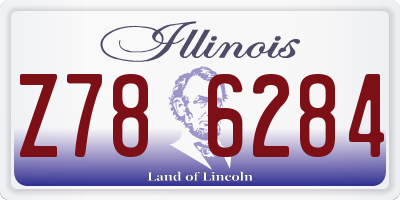 IL license plate Z786284