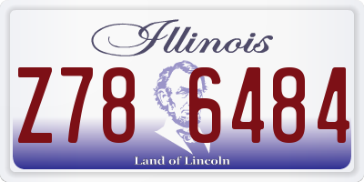 IL license plate Z786484