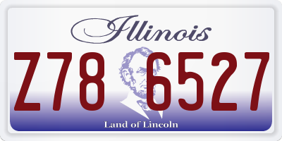 IL license plate Z786527