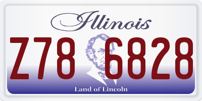 IL license plate Z786828