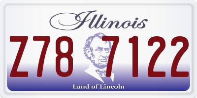 IL license plate Z787122