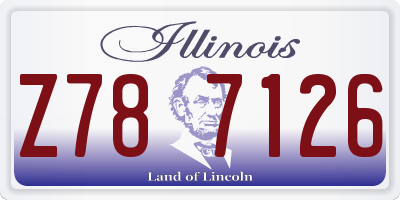 IL license plate Z787126