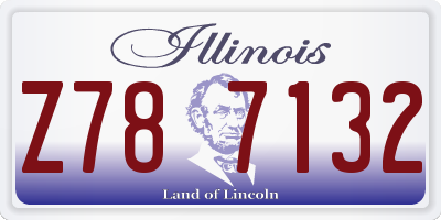 IL license plate Z787132