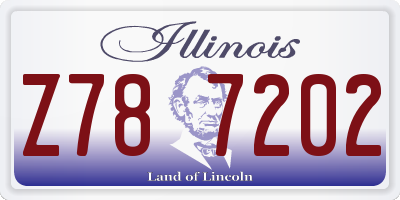 IL license plate Z787202