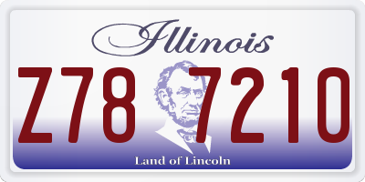 IL license plate Z787210