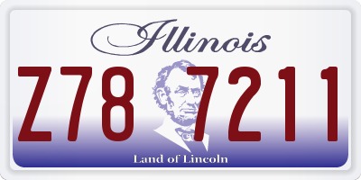 IL license plate Z787211