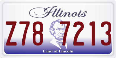 IL license plate Z787213