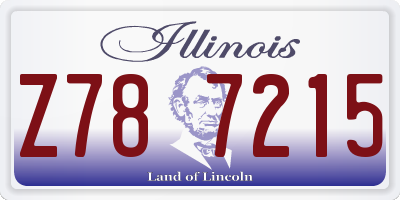 IL license plate Z787215