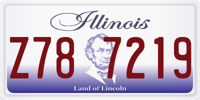 IL license plate Z787219