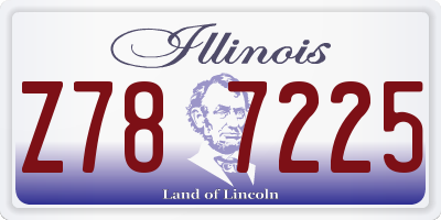 IL license plate Z787225