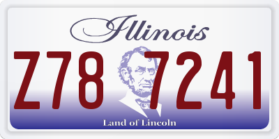 IL license plate Z787241
