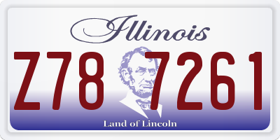 IL license plate Z787261
