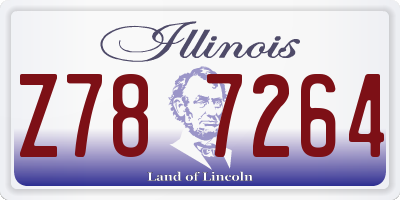 IL license plate Z787264
