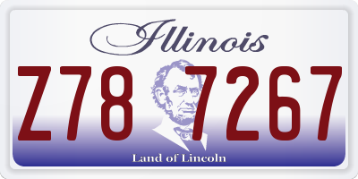 IL license plate Z787267