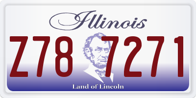 IL license plate Z787271
