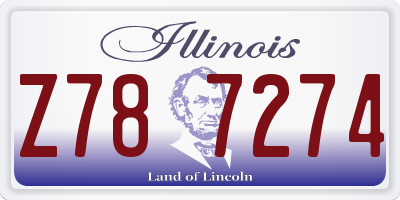IL license plate Z787274