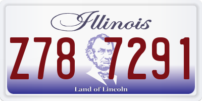 IL license plate Z787291
