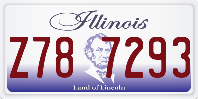 IL license plate Z787293