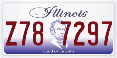 IL license plate Z787297