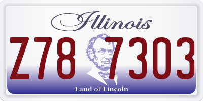 IL license plate Z787303