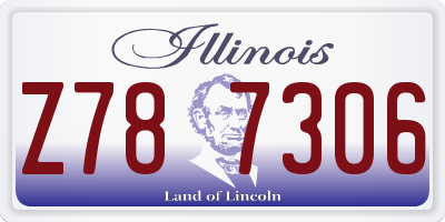 IL license plate Z787306