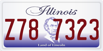 IL license plate Z787323