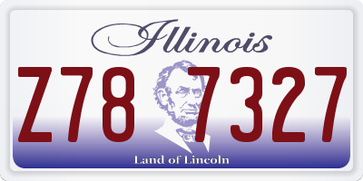IL license plate Z787327
