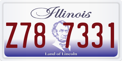 IL license plate Z787331