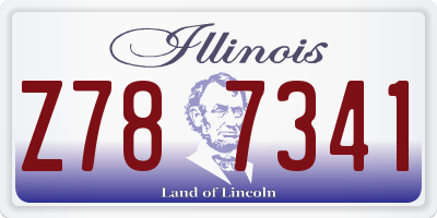IL license plate Z787341