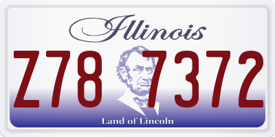 IL license plate Z787372