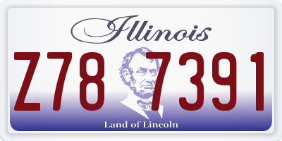 IL license plate Z787391