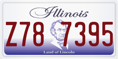 IL license plate Z787395
