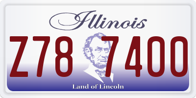 IL license plate Z787400