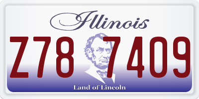 IL license plate Z787409