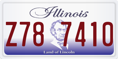 IL license plate Z787410