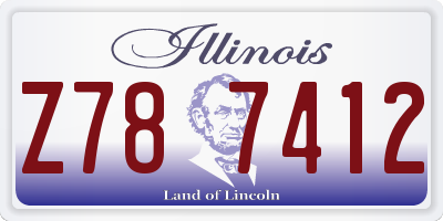IL license plate Z787412