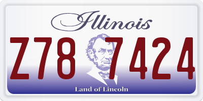 IL license plate Z787424