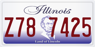IL license plate Z787425