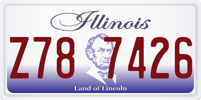 IL license plate Z787426