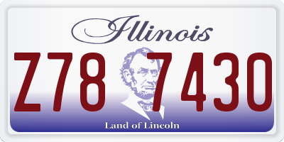IL license plate Z787430