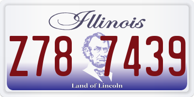 IL license plate Z787439