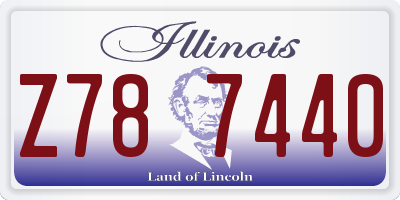 IL license plate Z787440