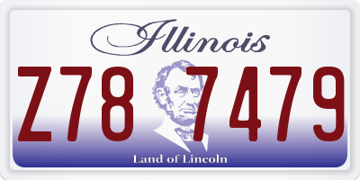 IL license plate Z787479