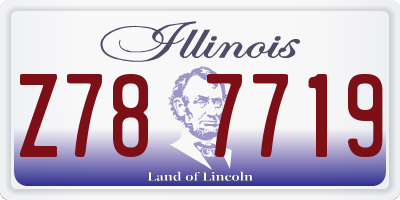 IL license plate Z787719
