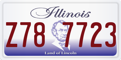 IL license plate Z787723